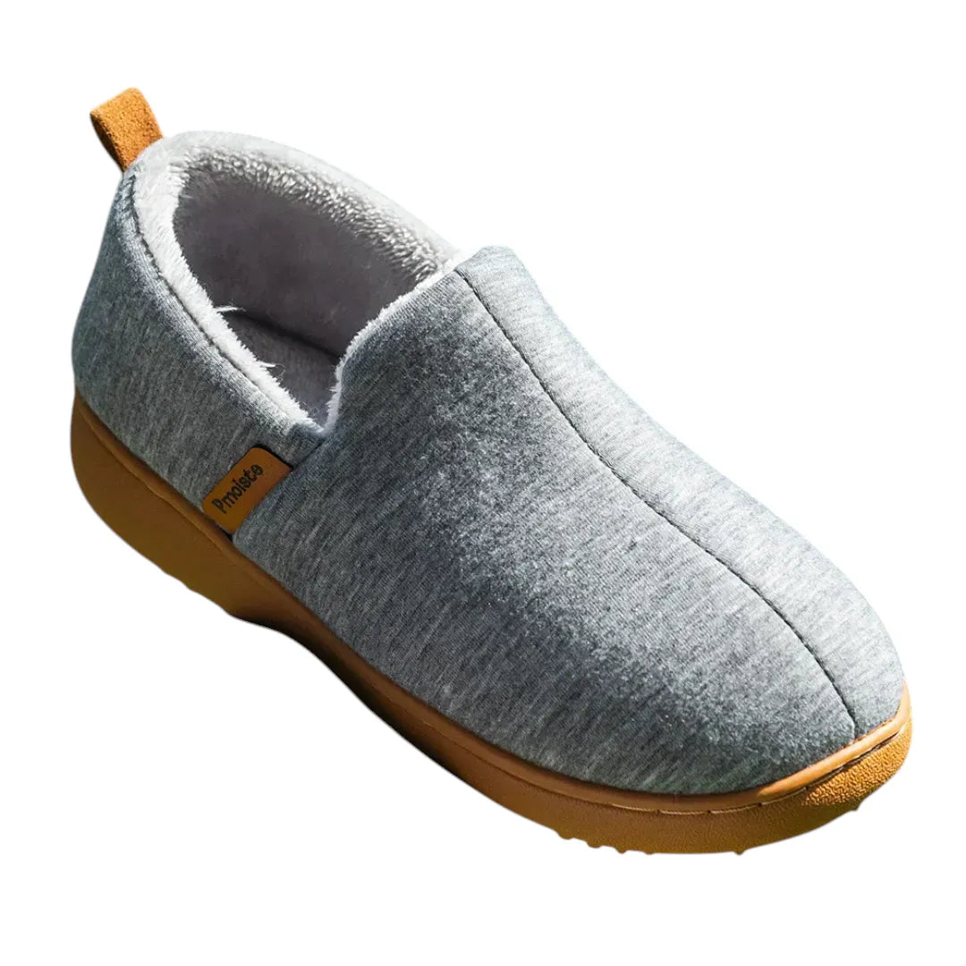 Leo Fleece Lined Slippers – Warm Non Slip Indoor Outdoor House Shoes