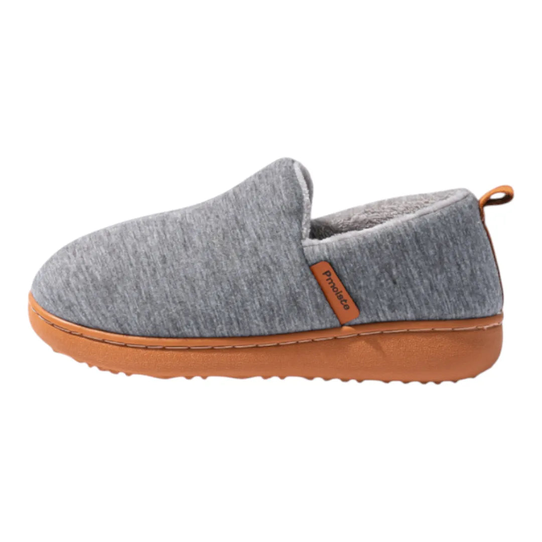 Leo Fleece Lined Slippers – Warm Non Slip Indoor Outdoor House Shoes