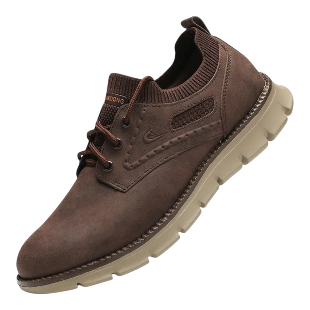 Men’s Casual Vegan Leather Shoes – Oxford Style with Flexible Sole