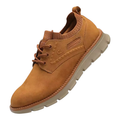 Men’s Casual Vegan Leather Shoes – Oxford Style with Flexible Sole