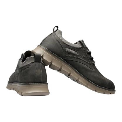 Men’s Casual Vegan Leather Shoes – Oxford Style with Flexible Sole