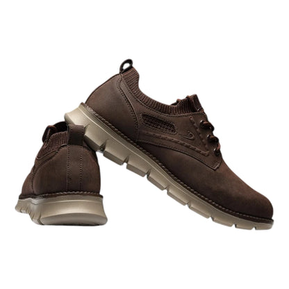Men’s Casual Vegan Leather Shoes – Oxford Style with Flexible Sole