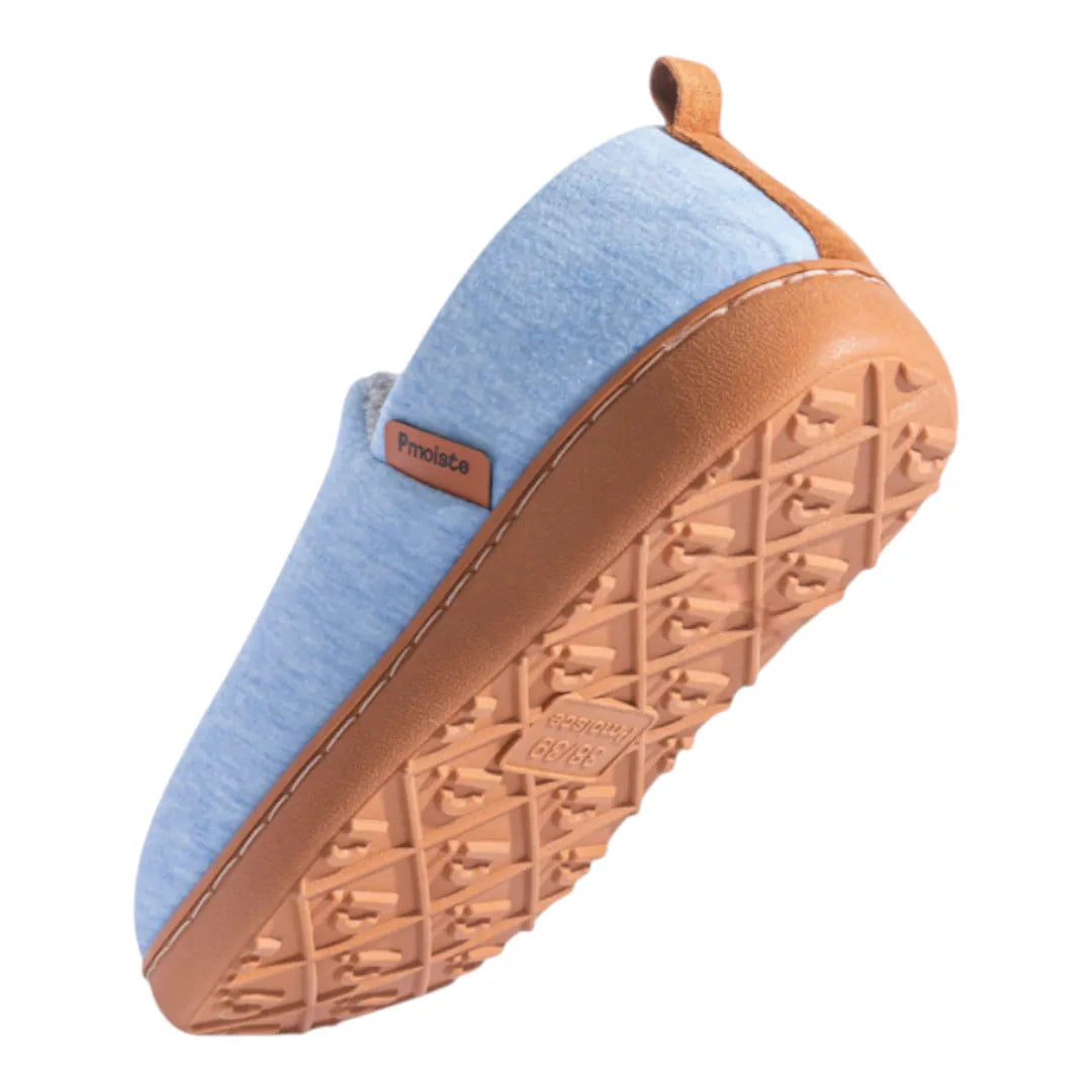 Leo Fleece Lined Slippers – Warm Non Slip Indoor Outdoor House Shoes