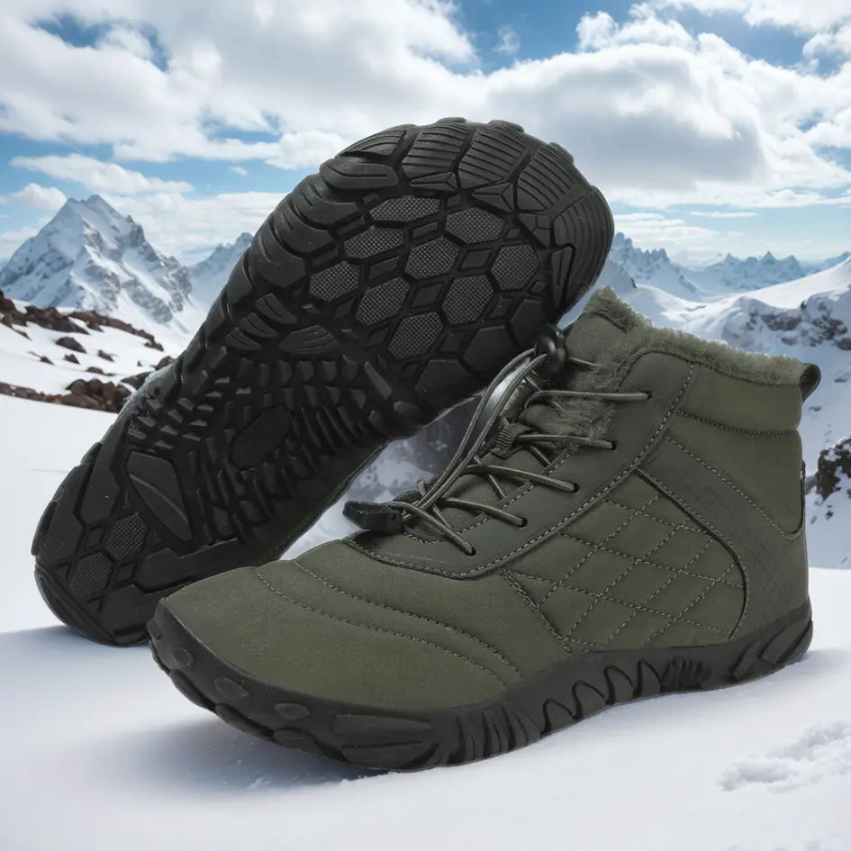 Arlo Barefoot Winter Boots – Warm Lined Minimalist Toe Shoes