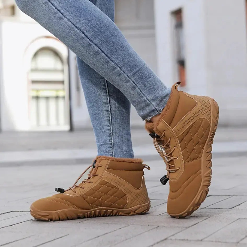 Arlo Barefoot Winter Boots – Warm Lined Minimalist Toe Shoes