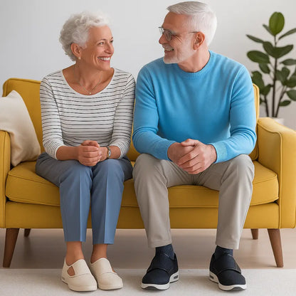 Elliot Wide Fit Shoes – Adjustable Velcro Orthopedic Shoes