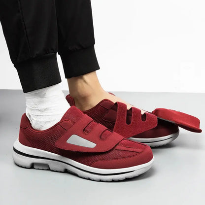 Evan Mens Wide Fit Shoes with Velcro – Orthopedic Walking Shoes