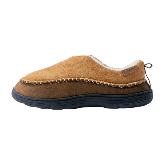 Hugh Men’s Slippers – Warm Fleece Lined Slip On House Shoes