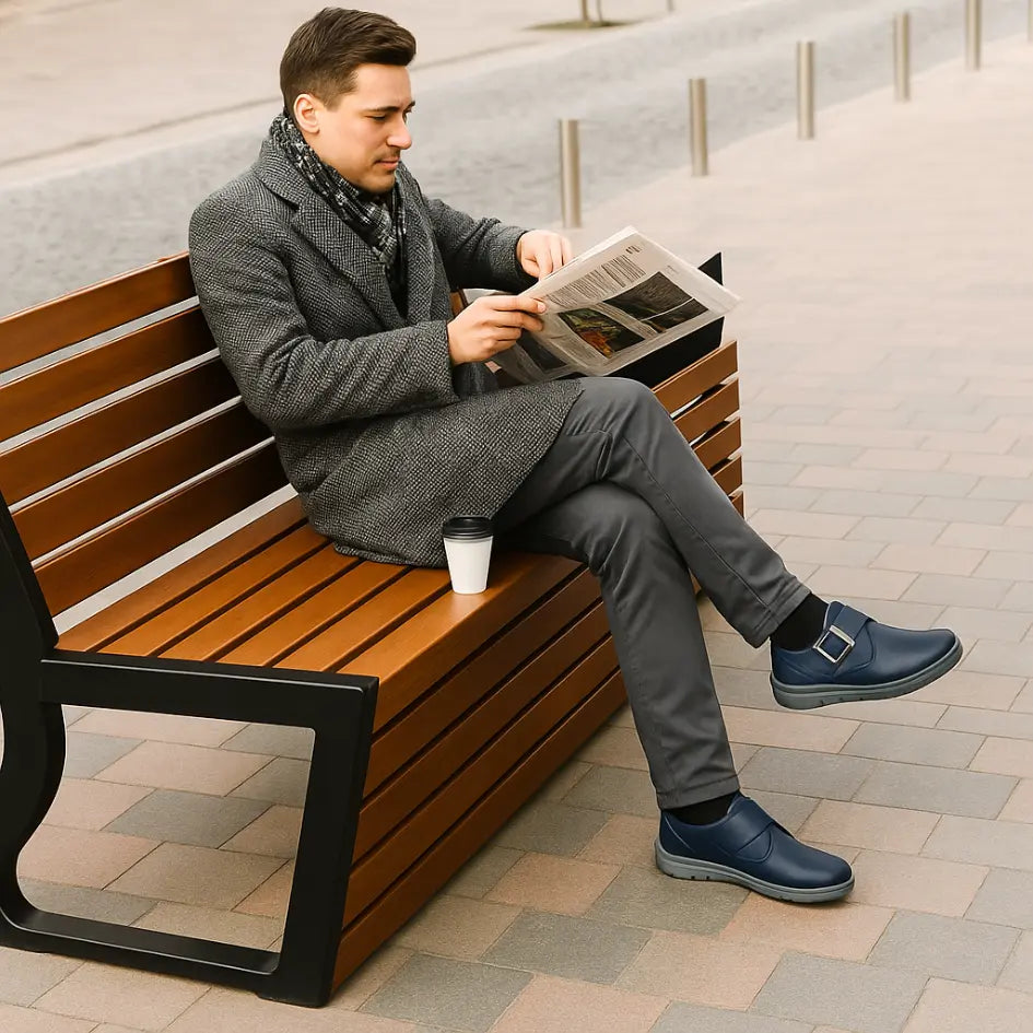 Jo Mens Wide Fit Shoes – Wide Fit Orthopedic Shoes for Neuropathy