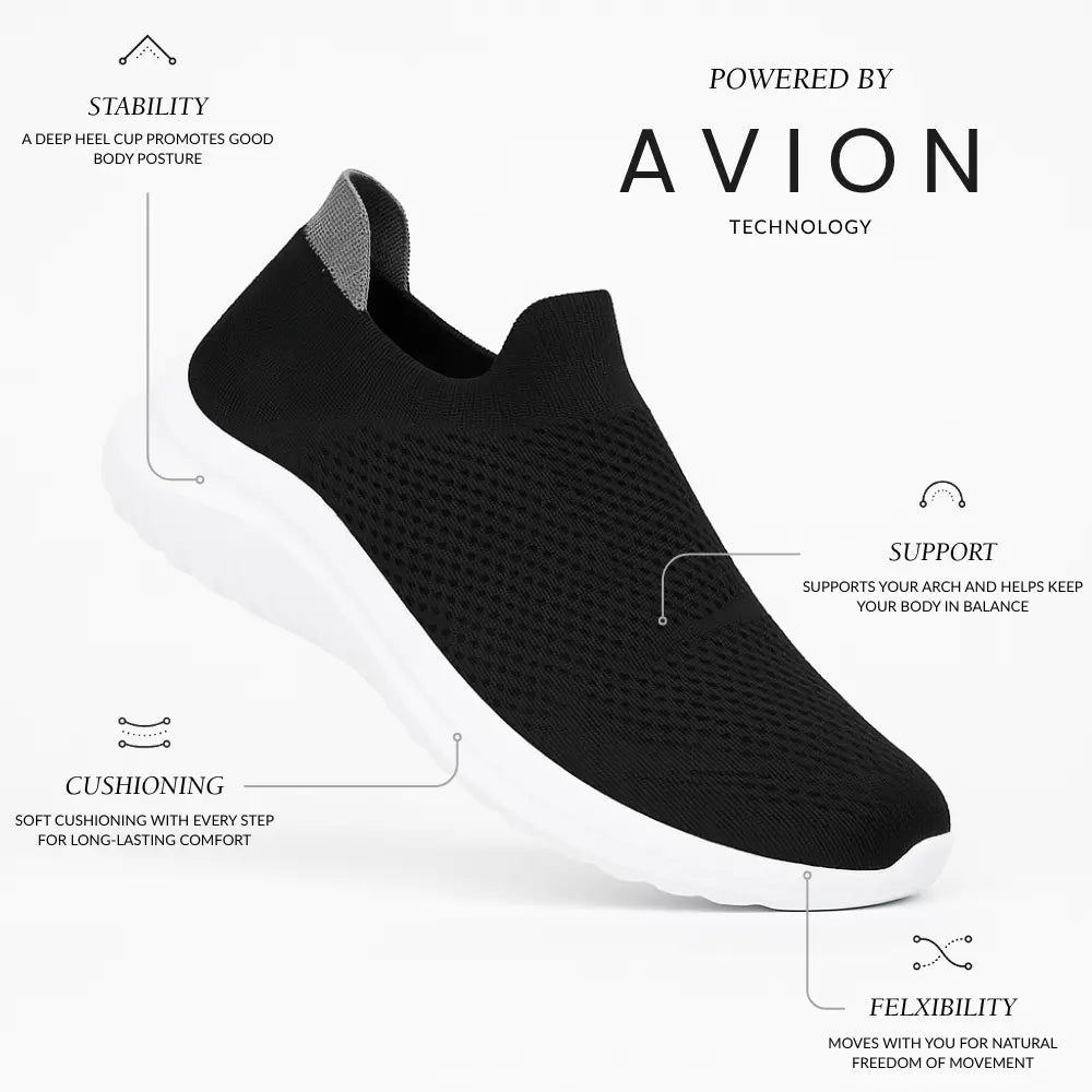 Luca Orthopedic Slip On Shoes – Lightweight, Breathable Sneakers