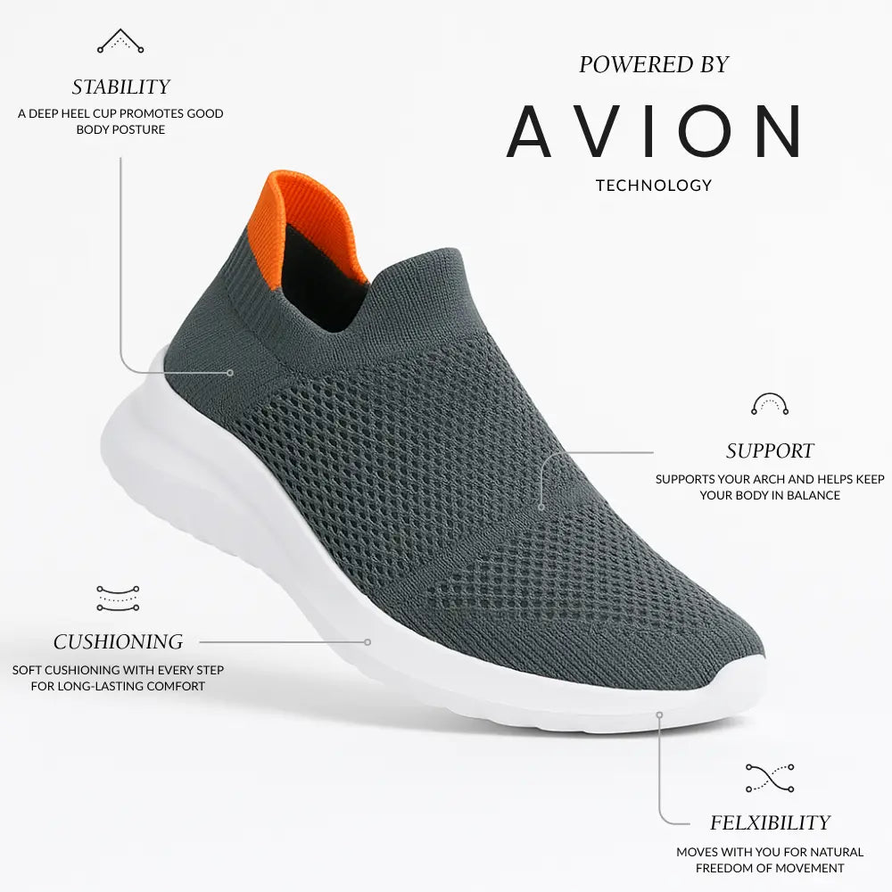 Luca Orthopedic Slip On Shoes – Lightweight, Breathable Sneakers