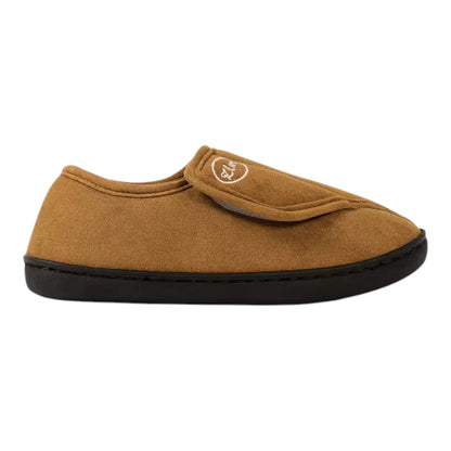 Sam Wide Fit Slippers – Adjustable Velcro House Shoes for Swollen Feet