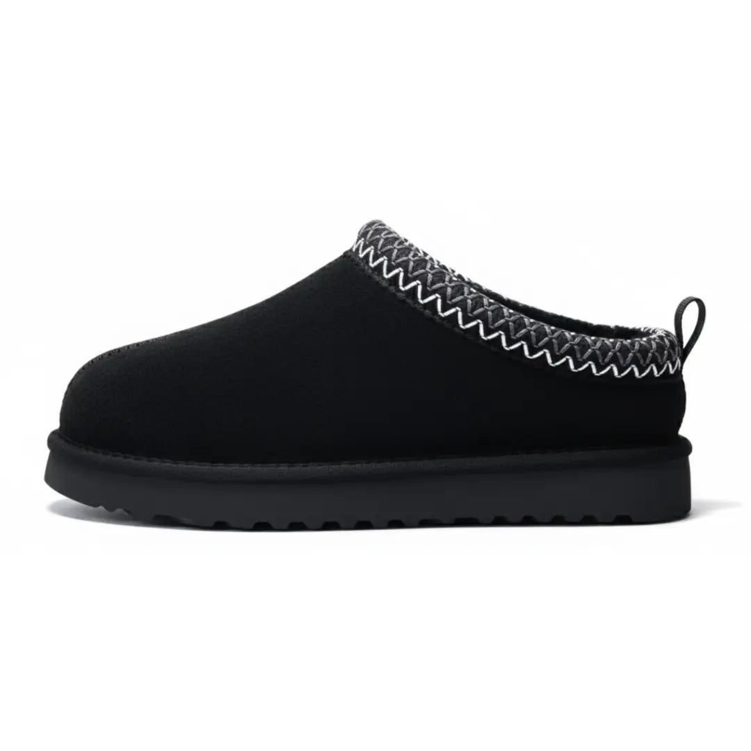 Women’s Suede Slippers – Fur Lined Indoor Outdoor House Shoes